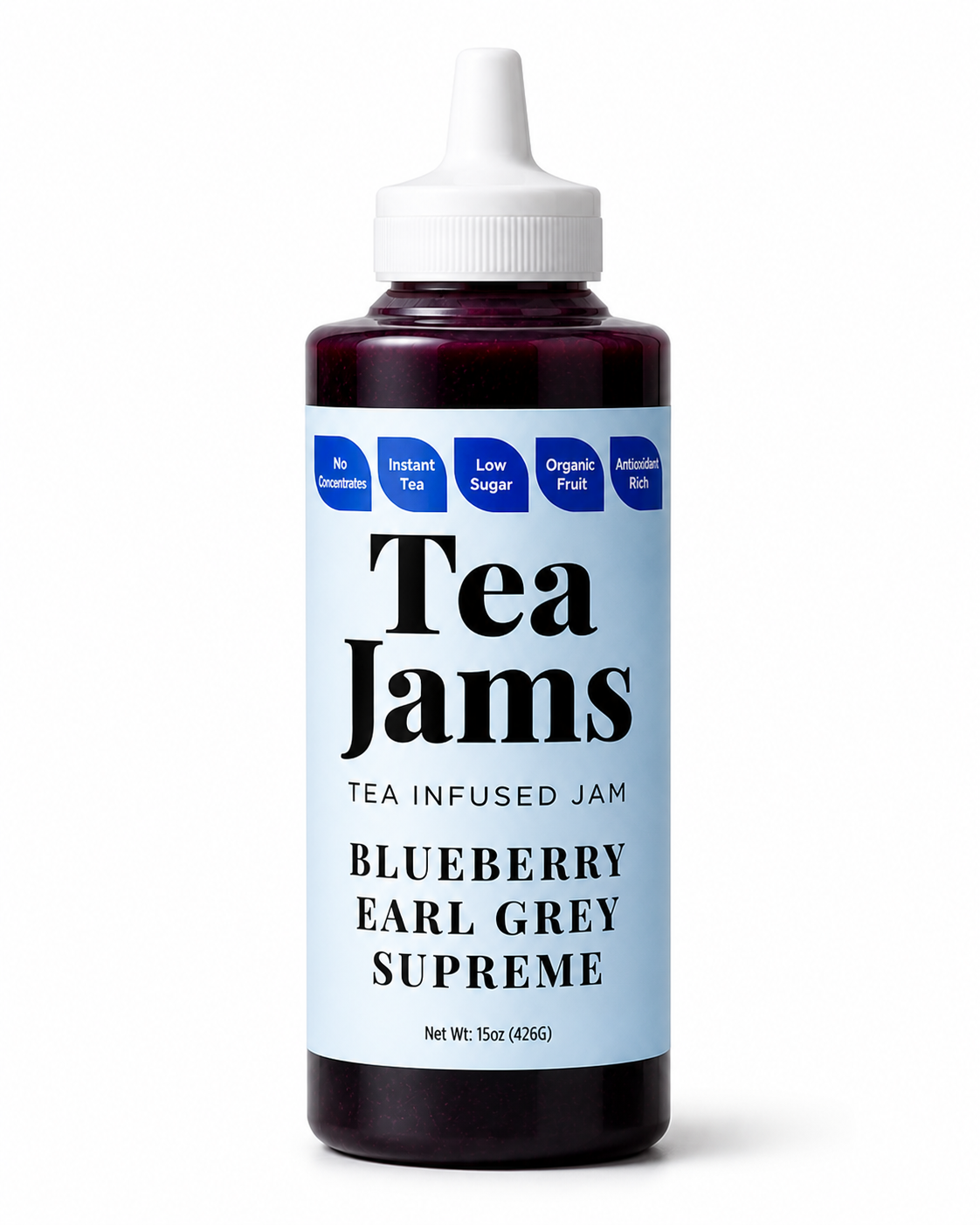 15oz Squeeze Bottle- Blueberry Earl Grey