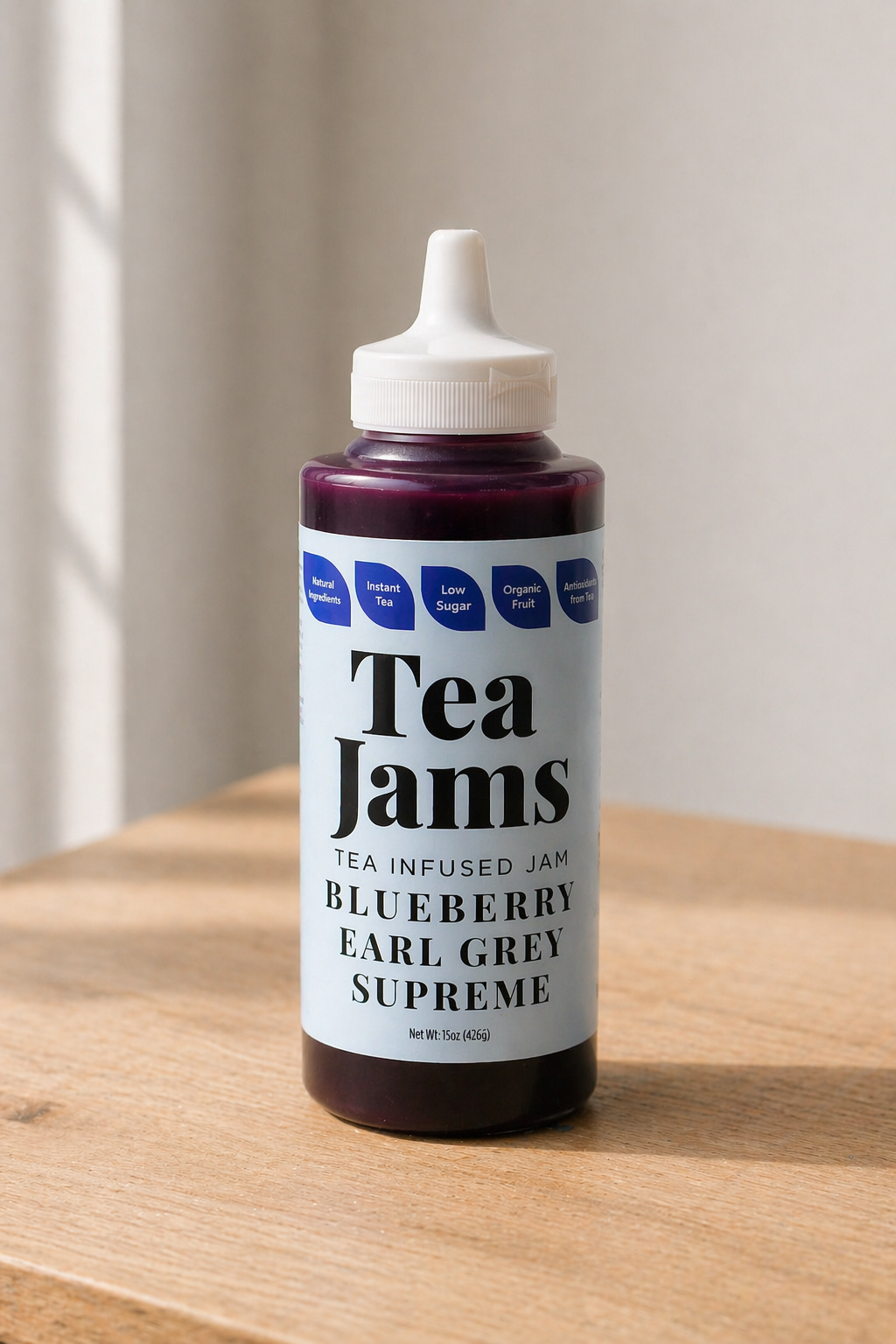 15oz Squeeze Bottle- Blueberry Earl Grey