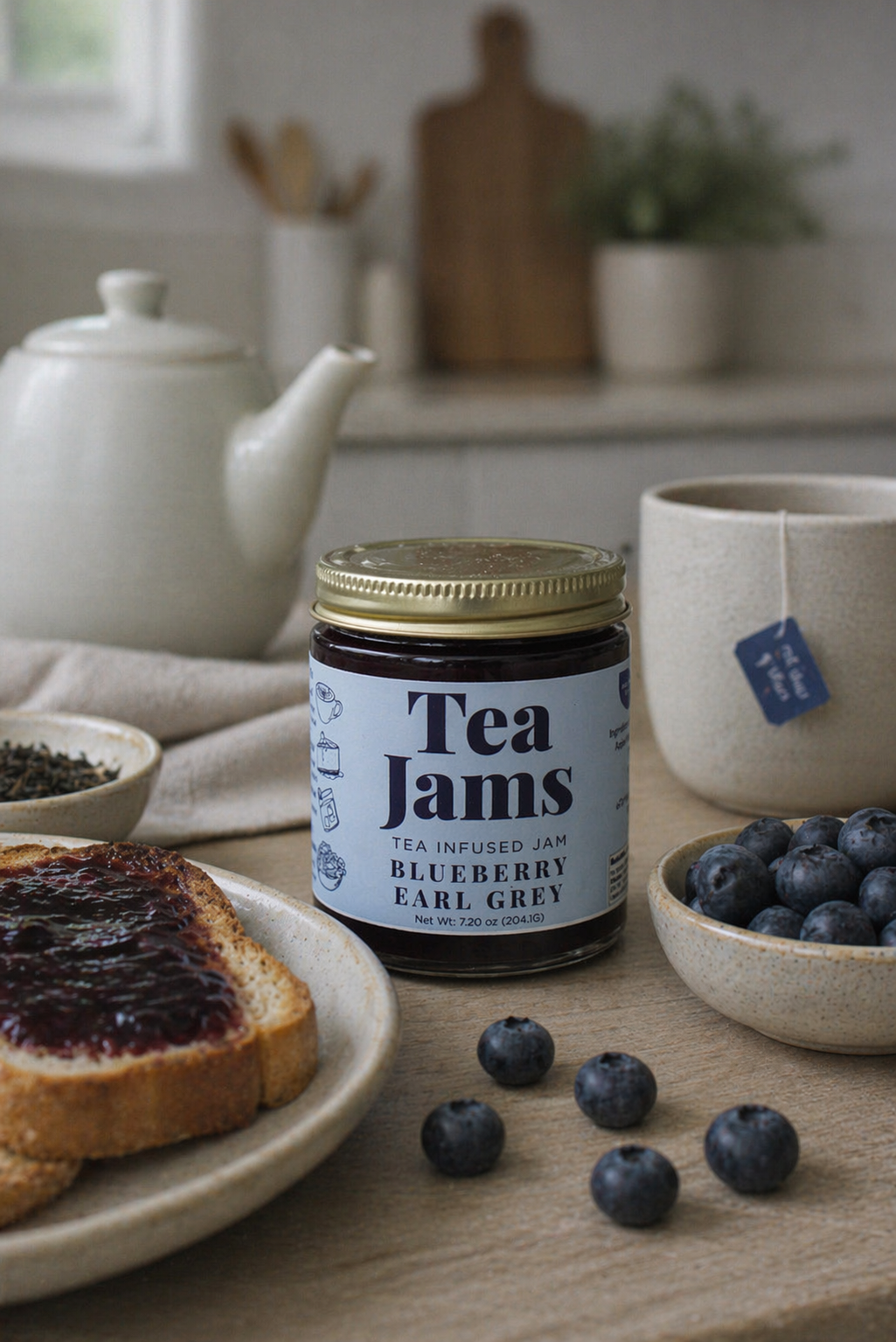Blueberry Earl Grey Tea Jam