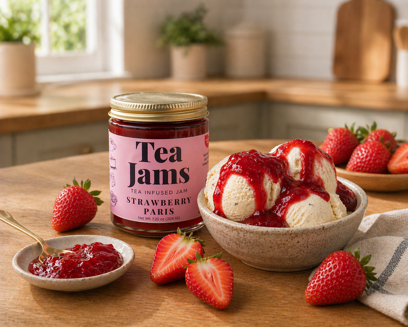 Strawberry Paris Tea Jam